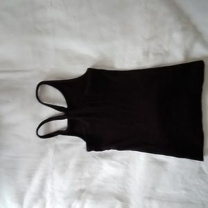 Black tank top